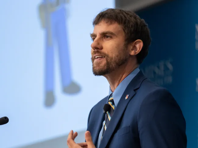 Tate Fegley at Mises University 2024